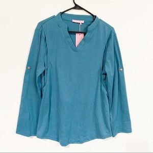 Joymom Long-Sleeve Green nursing shirt